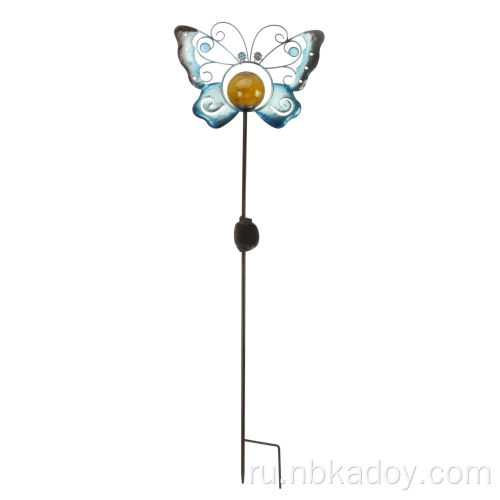Солнечная лампа с бабочкой